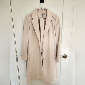 H&M US 2 Cream Trench coat